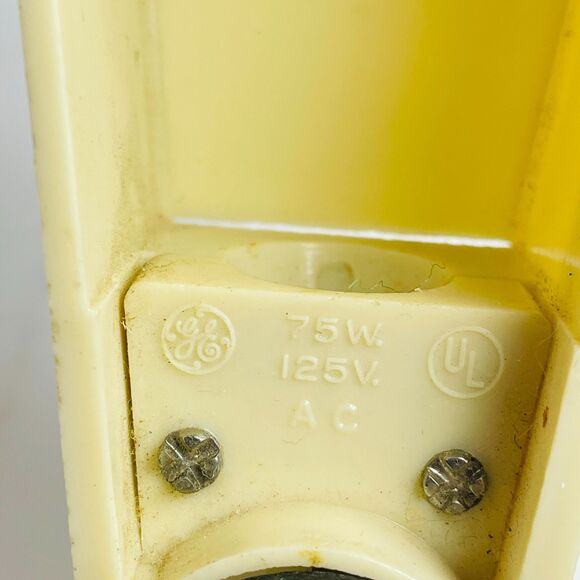 GE LED Night Light, Vintage Farmhouse Plug-In Fixture, Warm  VINTAGE GE 2-Setting Night Light MCM Swivel Plug Mid Century Electric WORKS